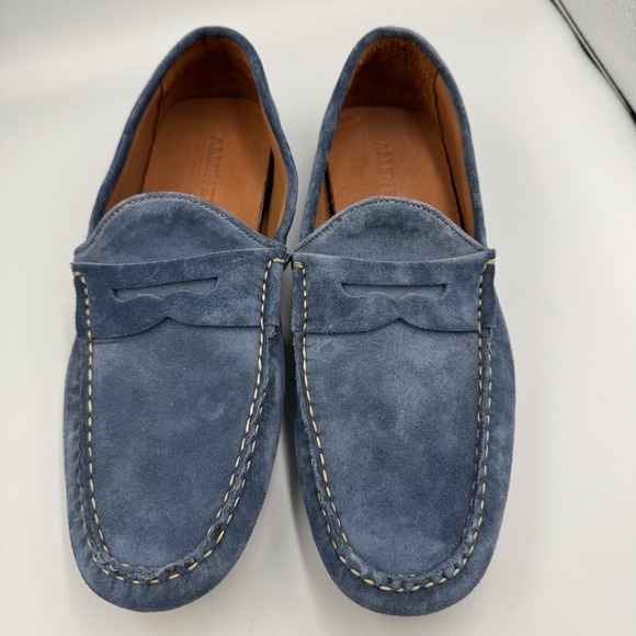 Allen Edmonds Super Sport Mens Blue Suede Driving Moccasins Loafers‎ Size 8.5D main image 7